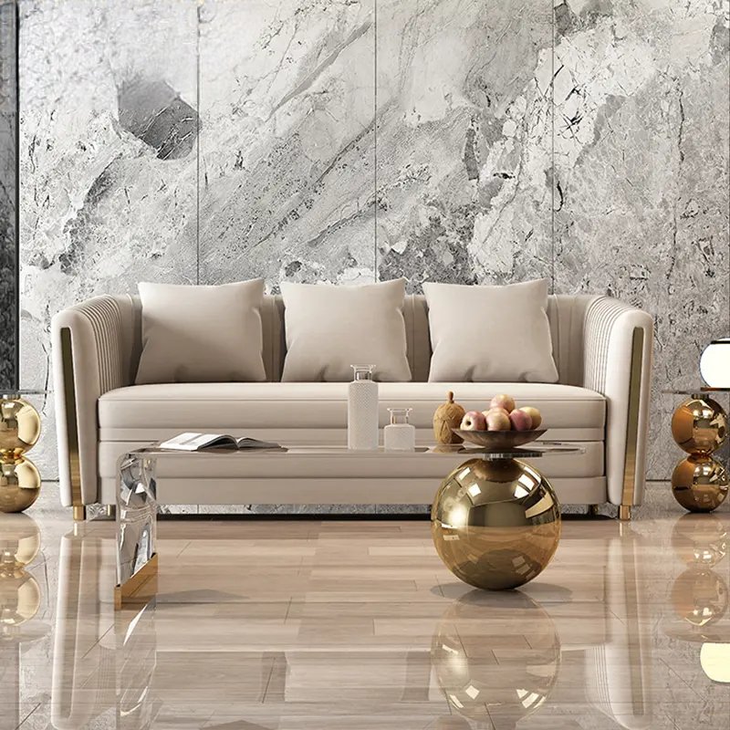 Stainless Steel Living Room Background